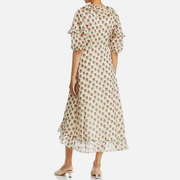 RHODE Lydia Dress Scarlet Begonia - Picture 2 of 5